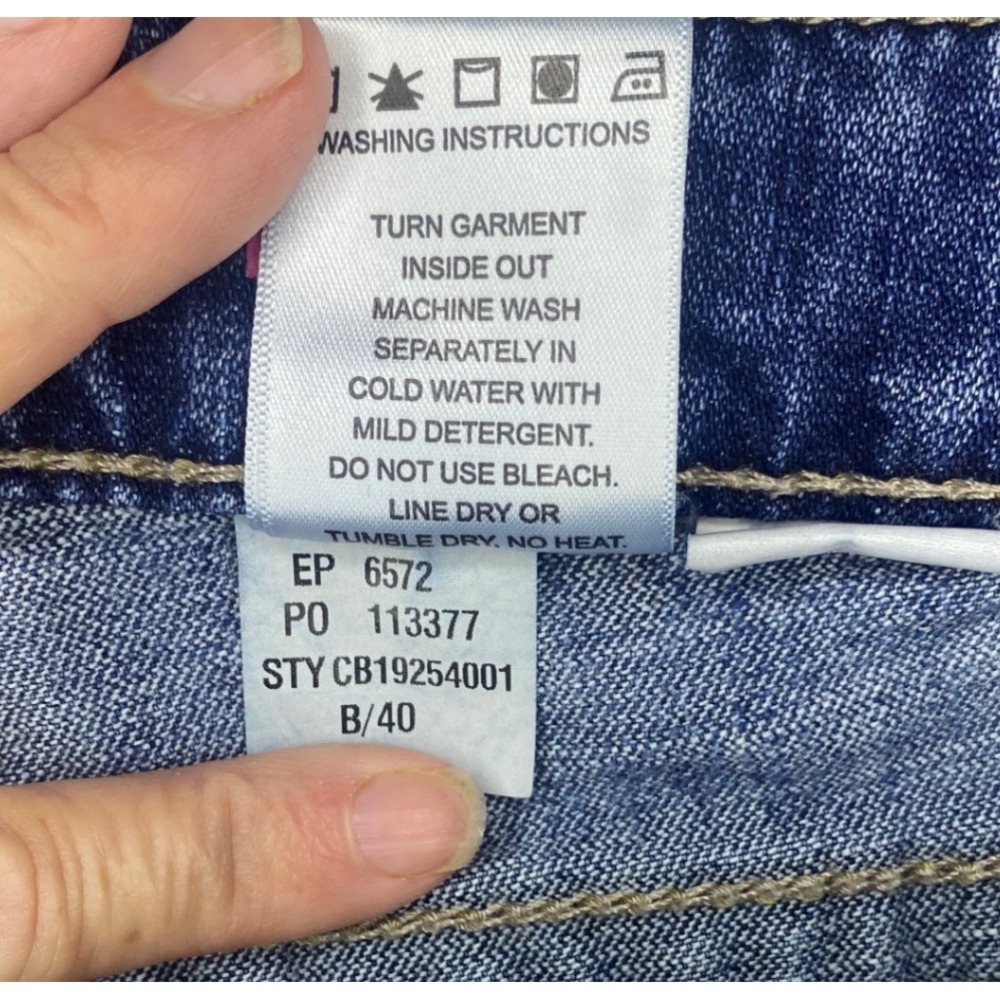 Cruel Denim Jayley Flare Jeans Womens 28/5 L Blue Excellent Contrast Stitch - Picture 5 of 9